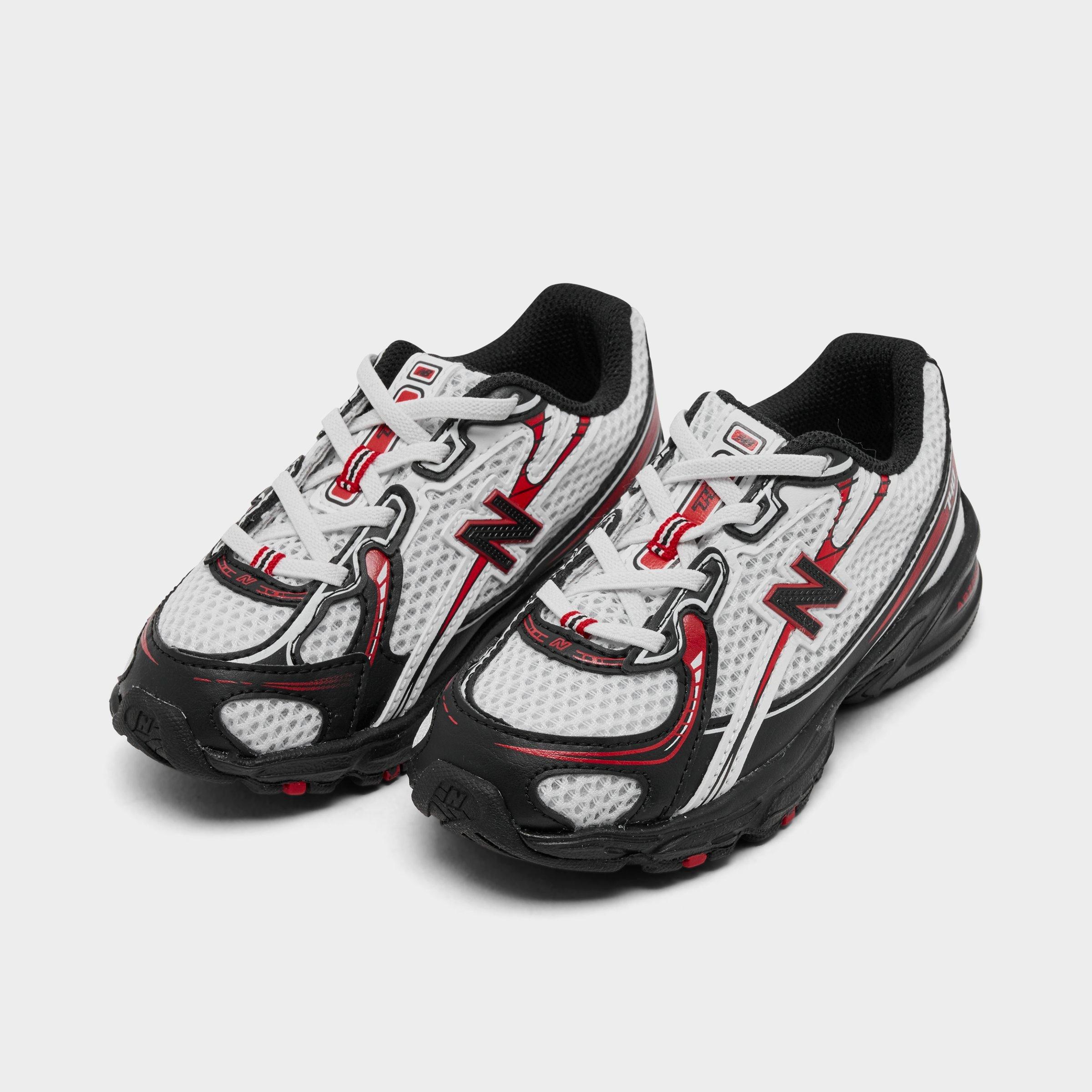 Kids' Toddler New Balance 740 Stretch Lace Casual Shoes - White/Black/Red - view 2