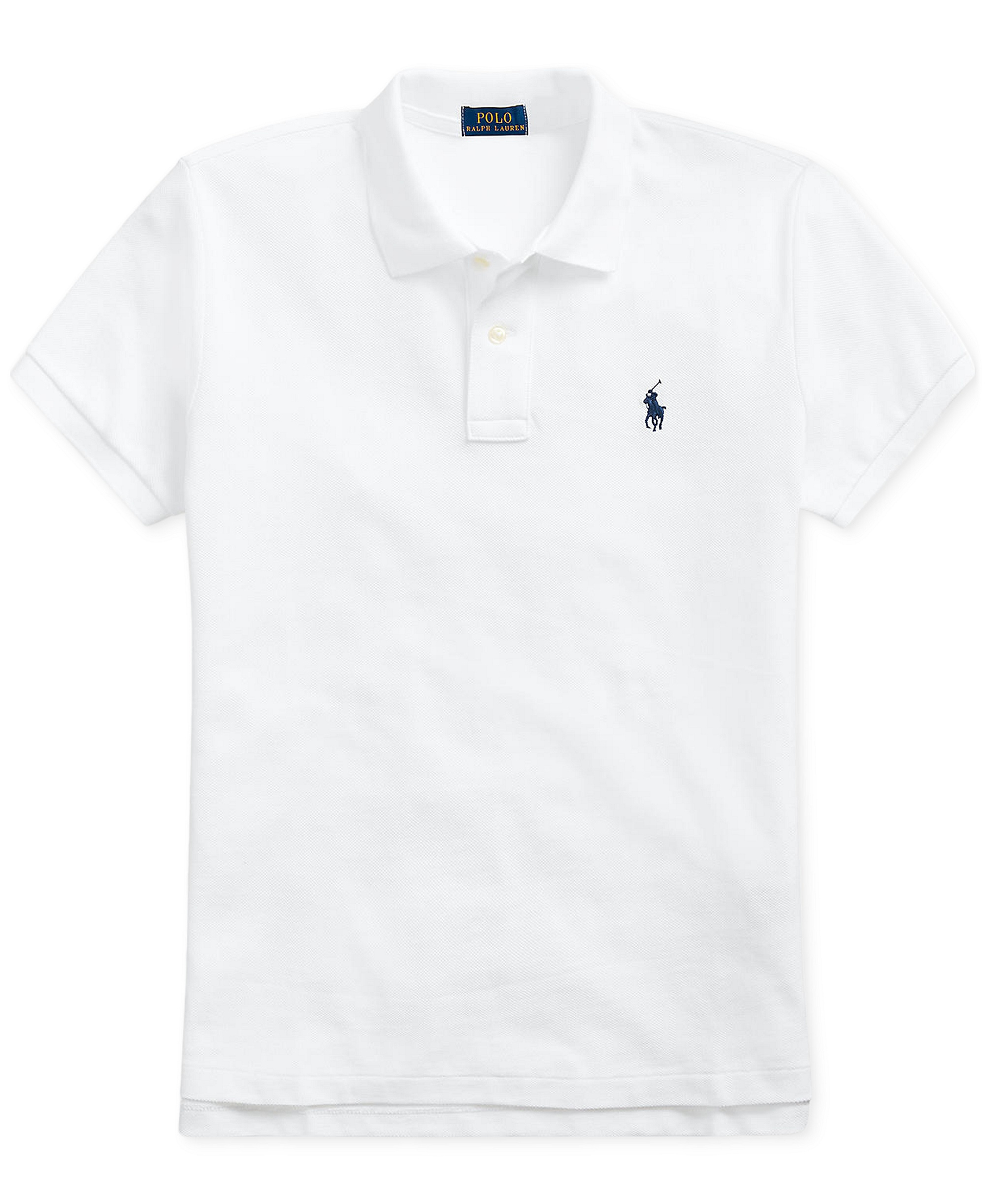 Polo Ralph Lauren Women's Classic-Fit Mesh Polo Shirt - White