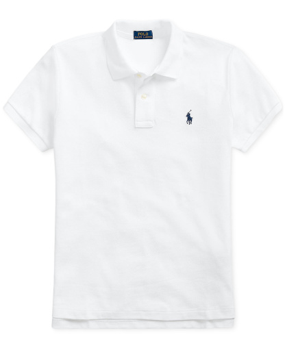 Polo Ralph Lauren Women's Classic-Fit Mesh Polo Shirt - White
