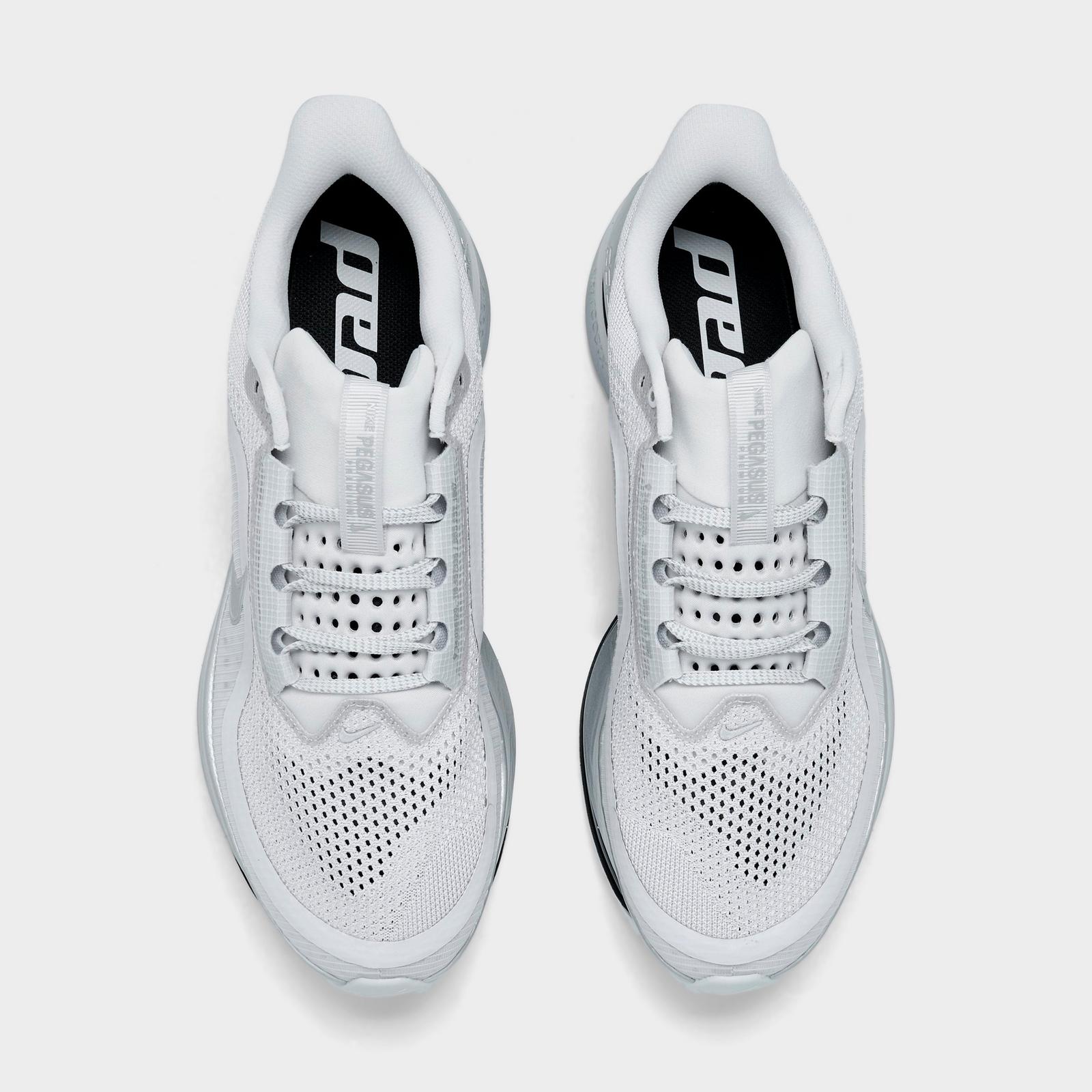 Men's Nike Pegasus Premium Running Shoes - Photon Dust/Black/Metallic Silver