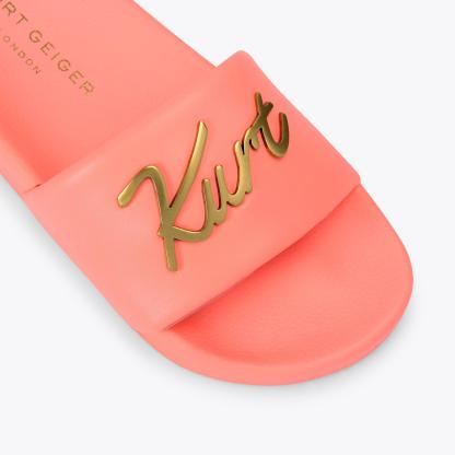 Kurt Geiger London Meena Kurt Slide - Pink - view 5