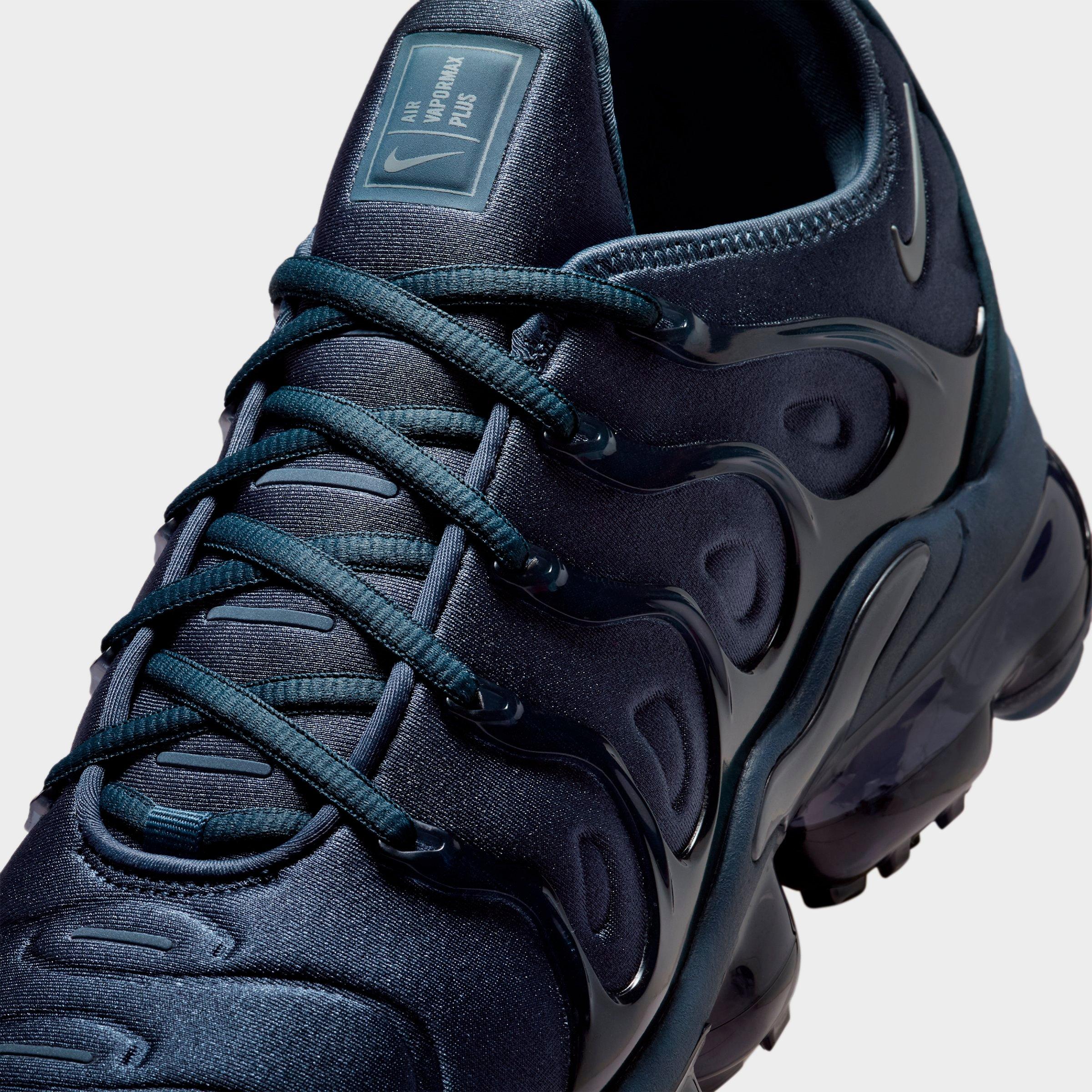 Men's Nithtke Air VaporMax Plus Running Shoes - Part 1 - Thunder Blue/Midnight Navy/Cool Grey - Detail shot