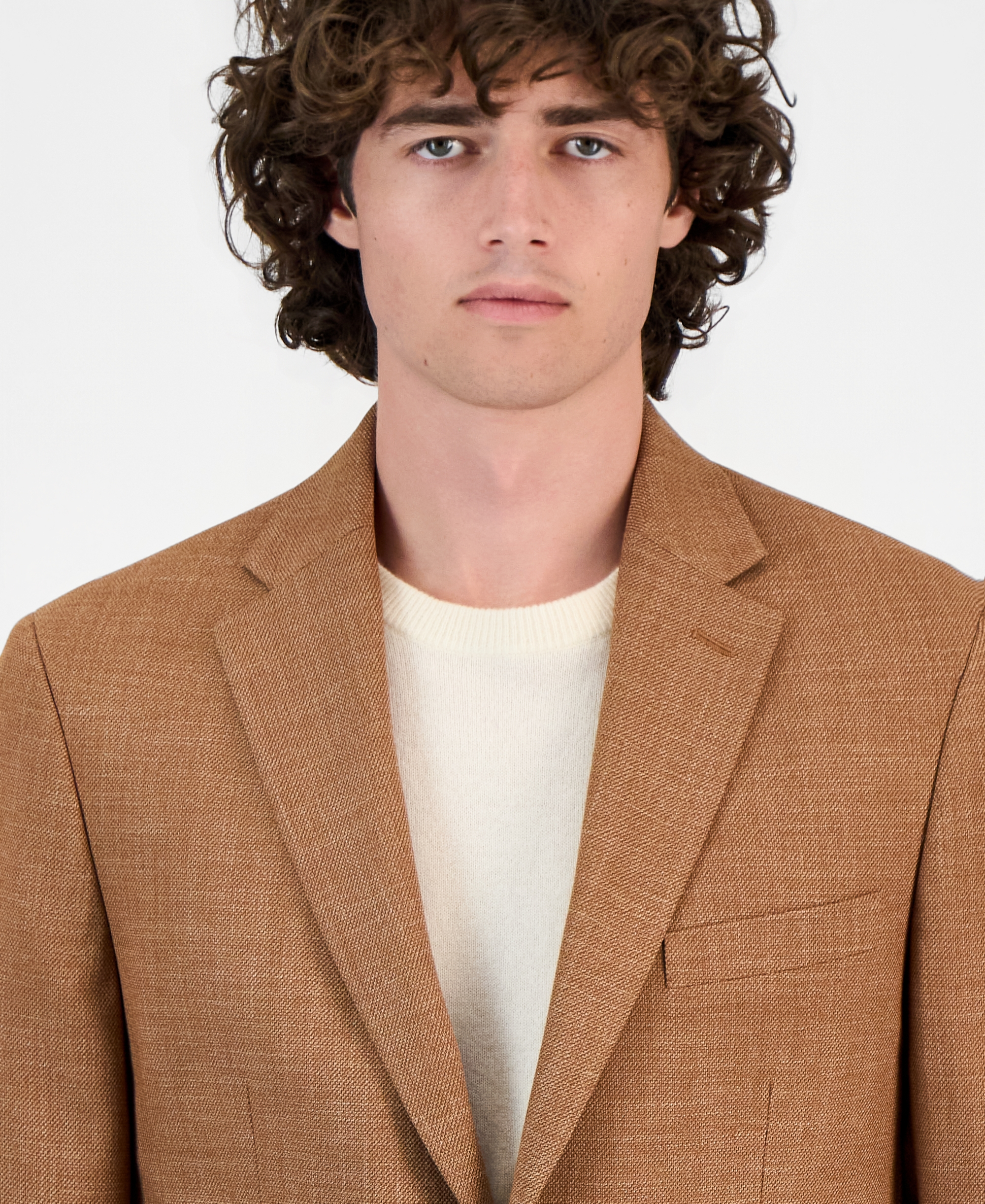 Tommy Hilfiger Men's Modern-Fit Solid Sport Coat - Rust