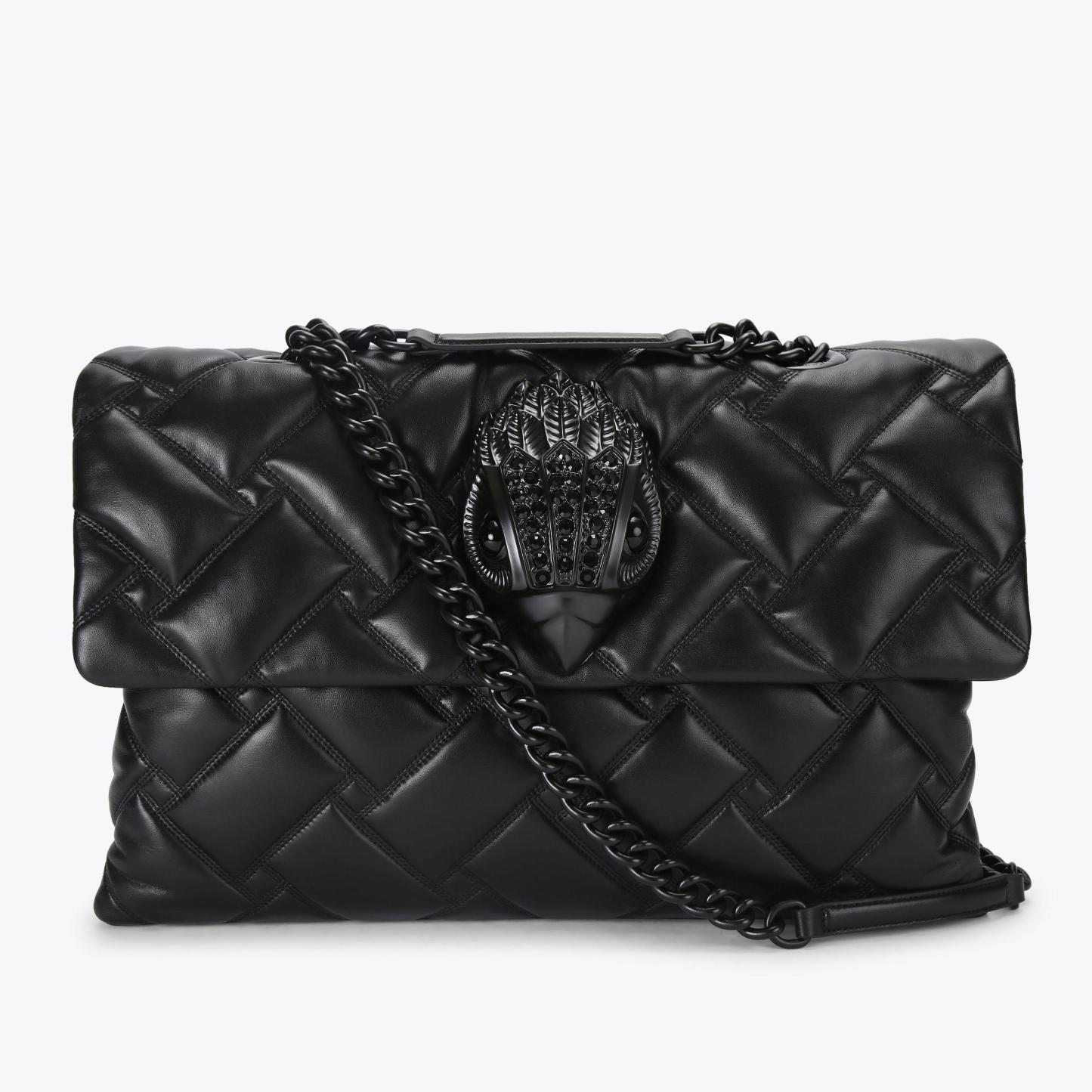 Kurt Geiger London Macro Kensington Drench Bag - Black