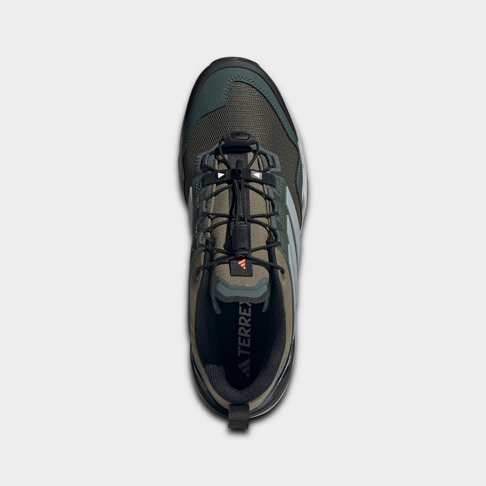 Men's adidas Terrex Skychaser Hiking Shoes - Olive Strata/Grey/Core Black - view 5
