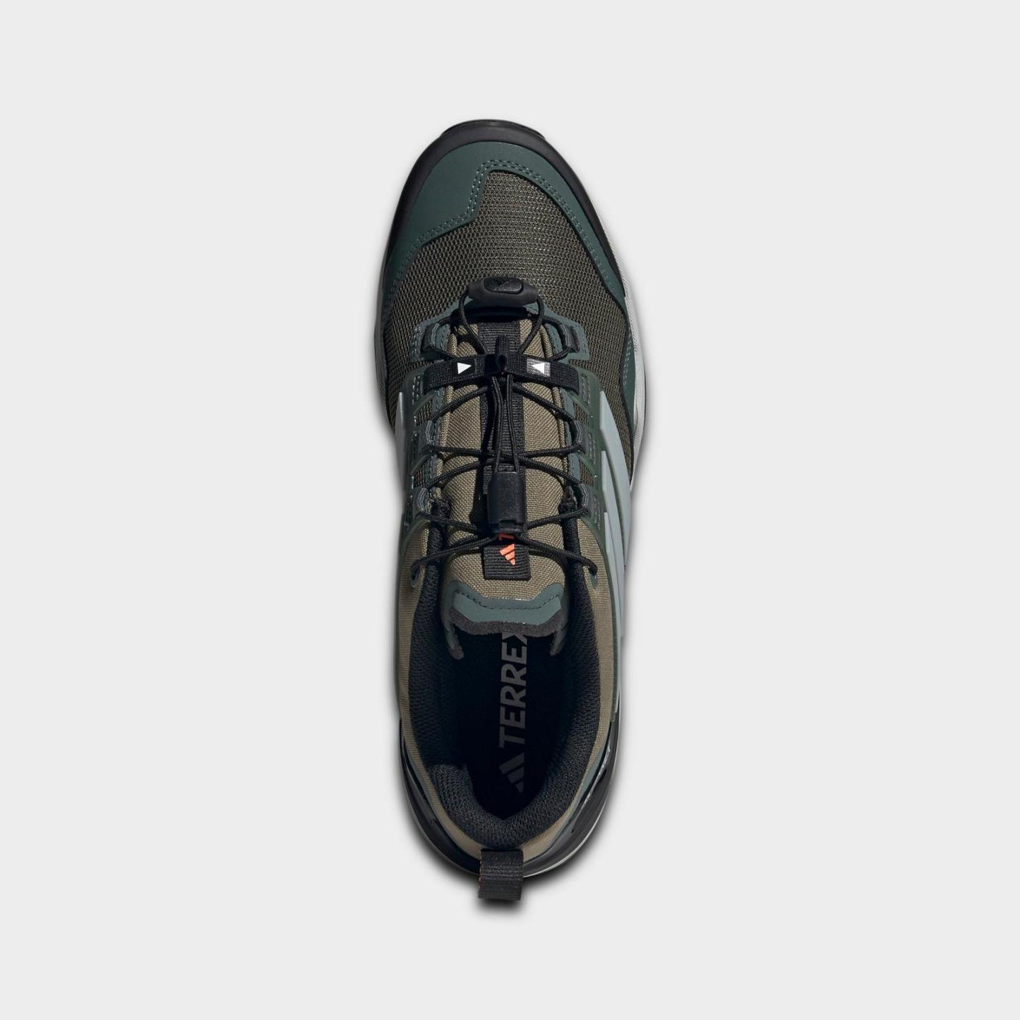 Men's adidas Terrex Skychaser Hiking Shoes - Olive Strata/Grey/Core Black - view 5