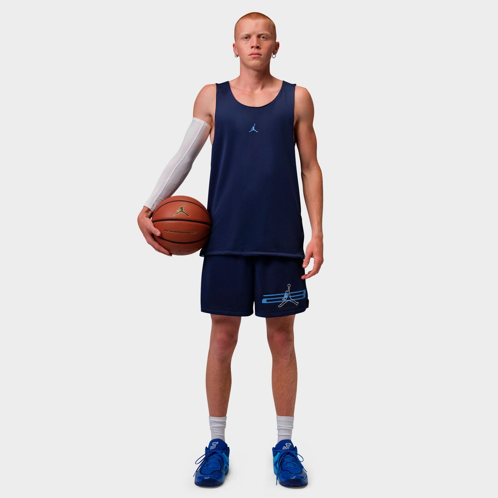 Men's Jordan Sport Reversible Jersey - Midnight Navy/University Blue - view 2