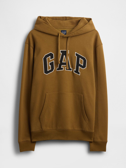 Adult VintageSoft Arch Logo Hoodie - PALOMINO BROWN