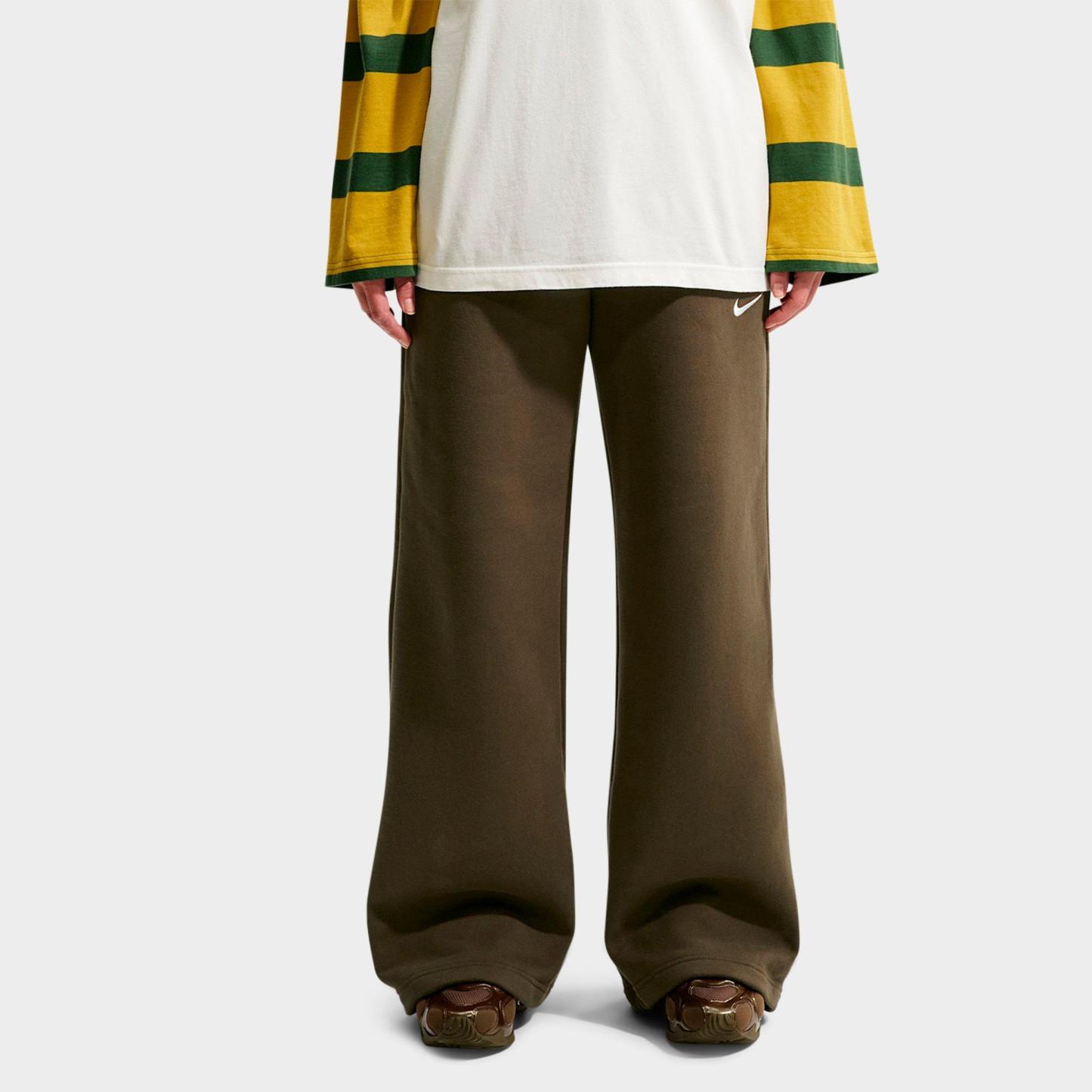 Women's Nithtke Studio Fleece Medium-Weight Wide-Leg Pants - Dark Hazel/Sail