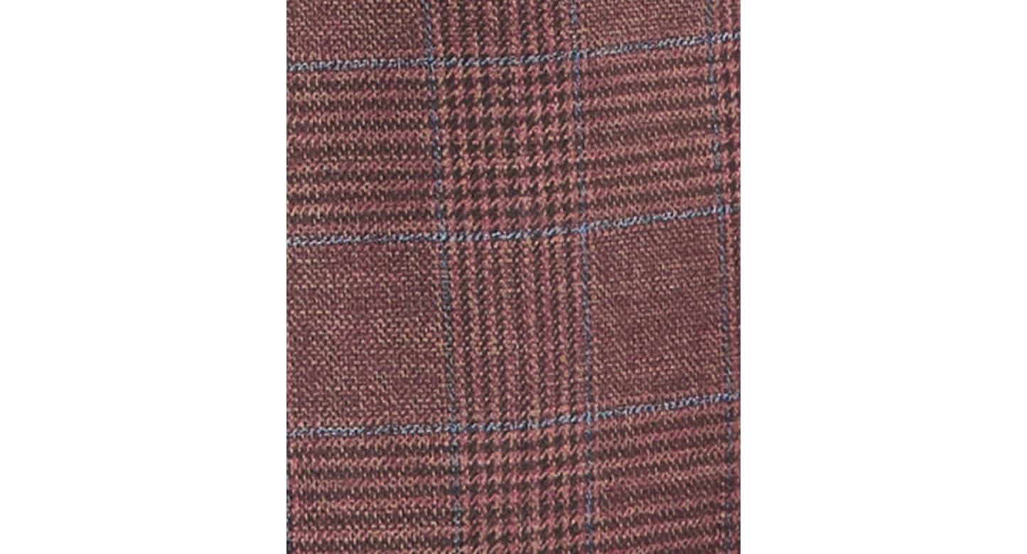 Tommy Hilfiger Men's Modern-Fit Patterned Sport Coat - Brown Wine