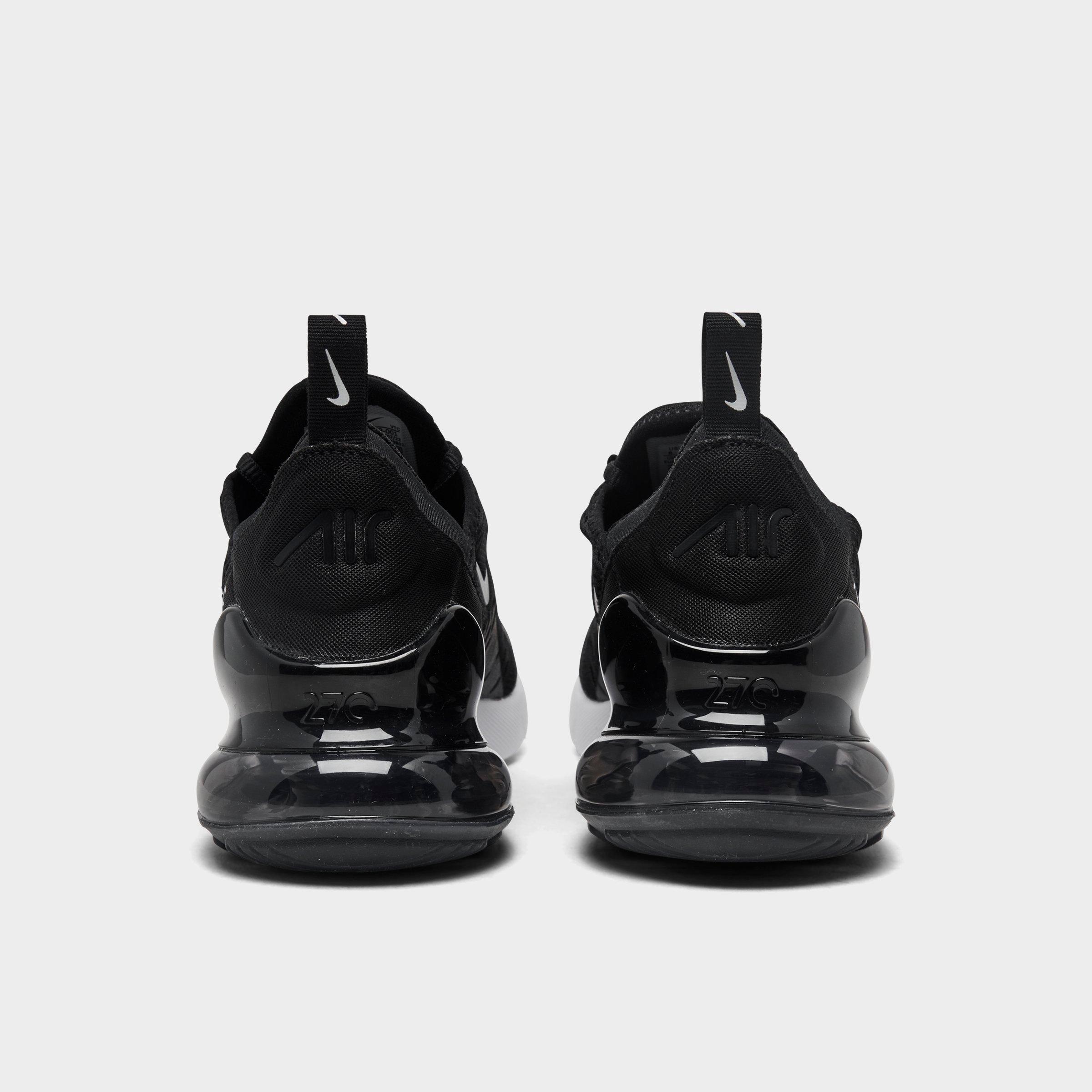 Women's Nithtke Air Max 270 Casual Shoes - Part 2 - Black/Anthracite/White - Back view