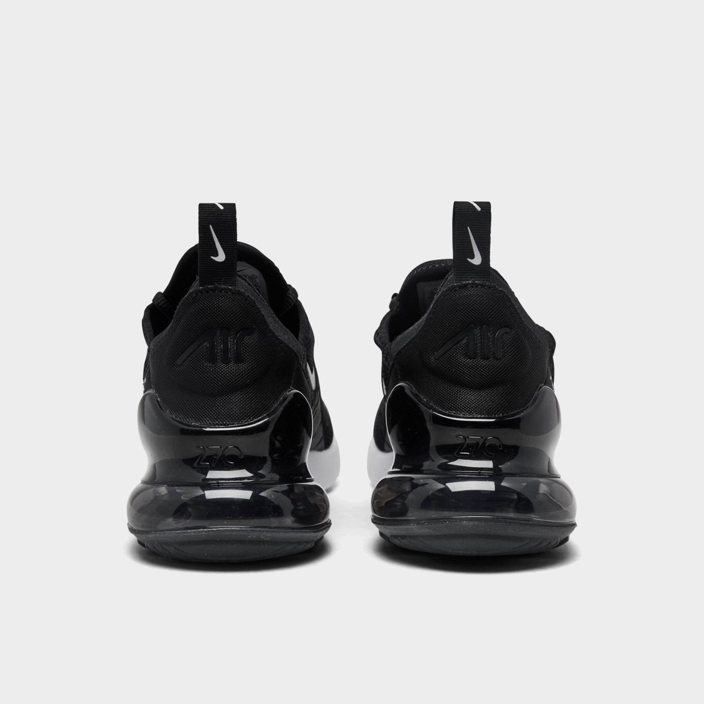 Women's Nithtke Air Max 270 Casual Shoes - Part 2 - Black/Anthracite/White - Back view