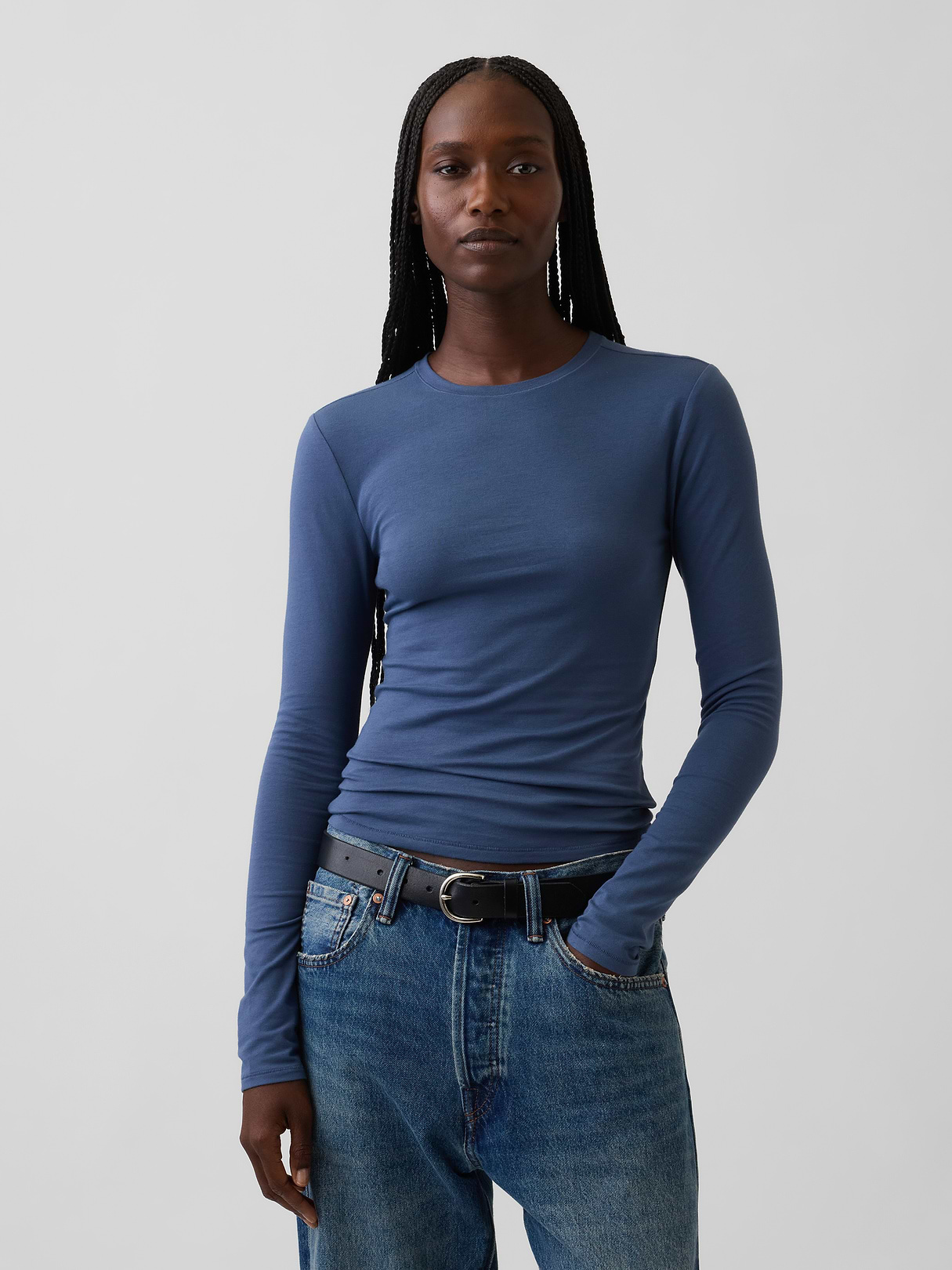 CloseKnit Jersey T-Shirt - Sargassus blue
