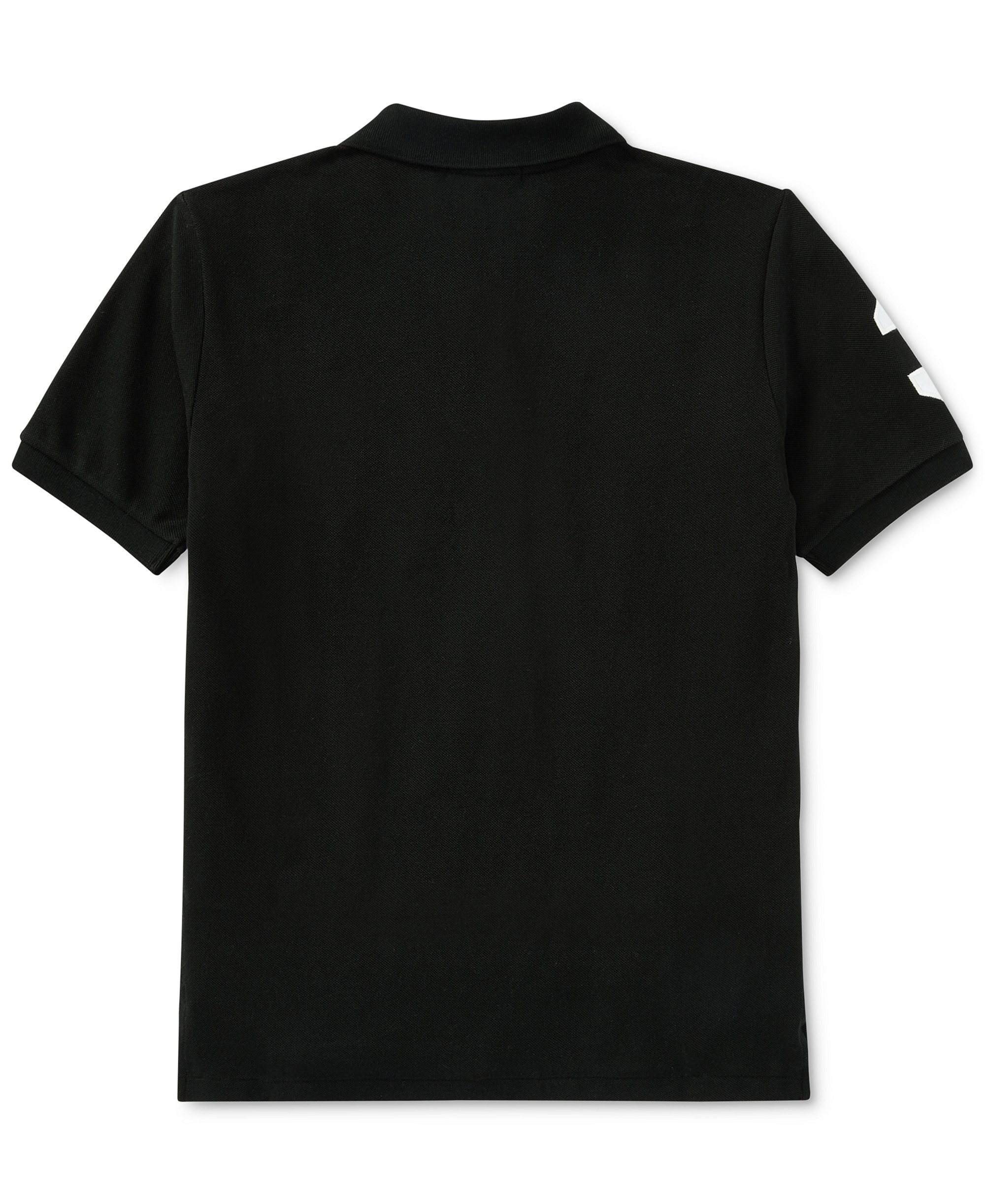 Polo Ralph Lauren Boys' 8-20 Big Pony Cotton Mesh Short-Sleeve Polo Shirt - Polo Black/White