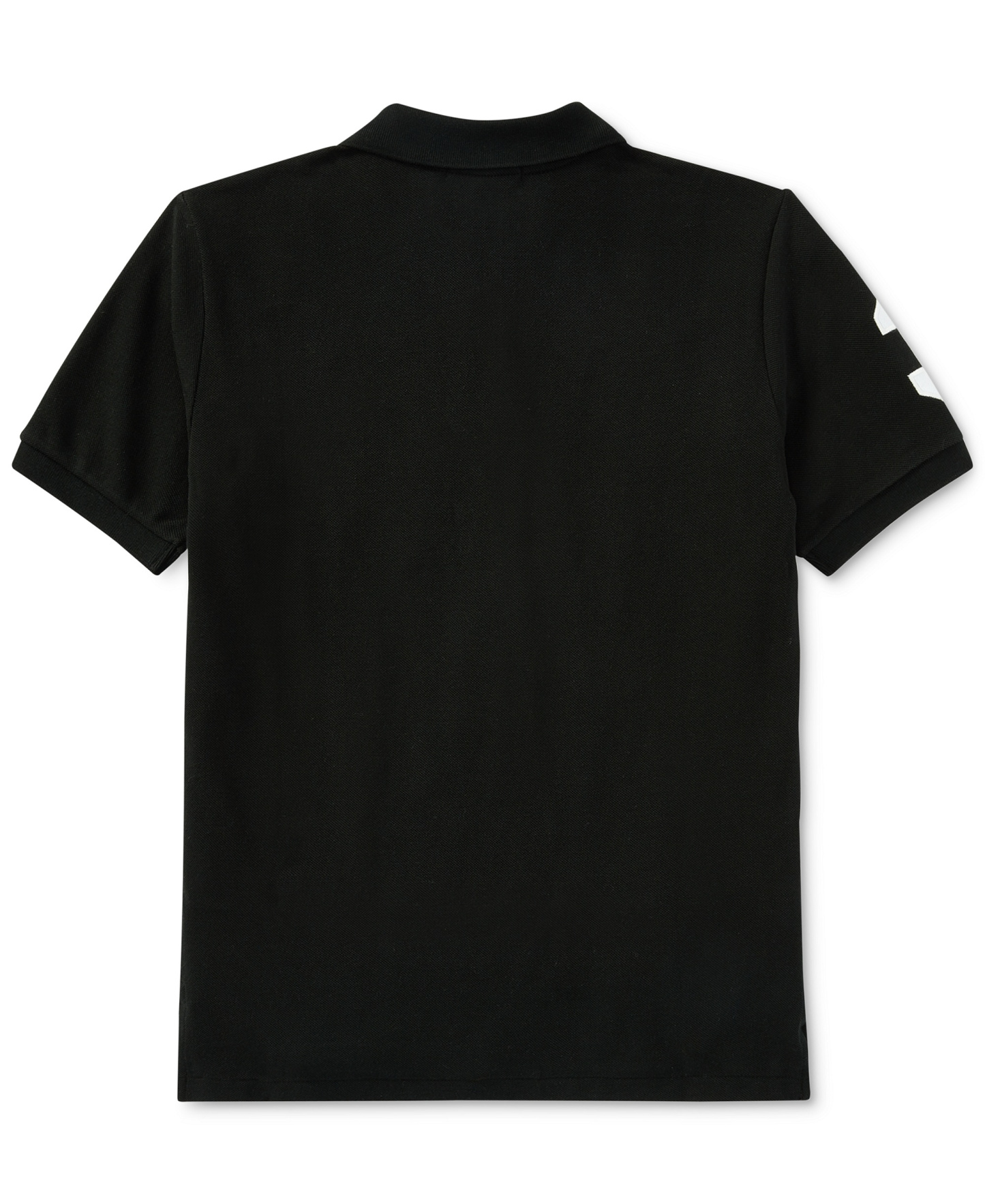 Polo Ralph Lauren Boys' 8-20 Big Pony Cotton Mesh Short-Sleeve Polo Shirt - Polo Black/White