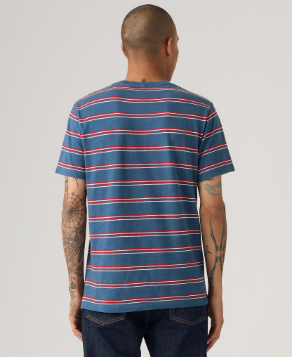Levi's Men's Classic Pocket Crewneck Short-Sleeve T-Shirt - Ensign Blue