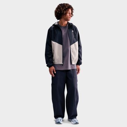 Men's Nike Windrunner Lined Jacket - Black/Cream II