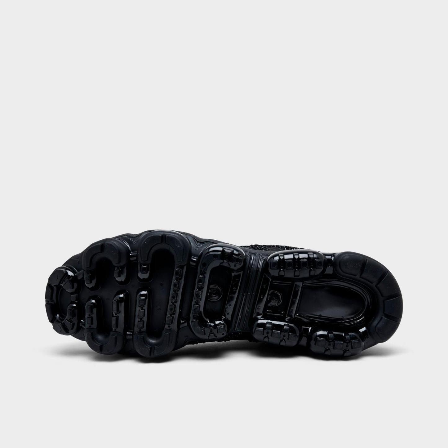 Men's Nike Air VaporMax Run Utility Running Shoes - Black/Reflective Silver/Black/Black