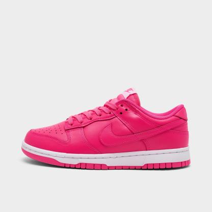 Women's Nike Dunk Low Casual Shoes - Hyper Pink/White/Hyper Pink