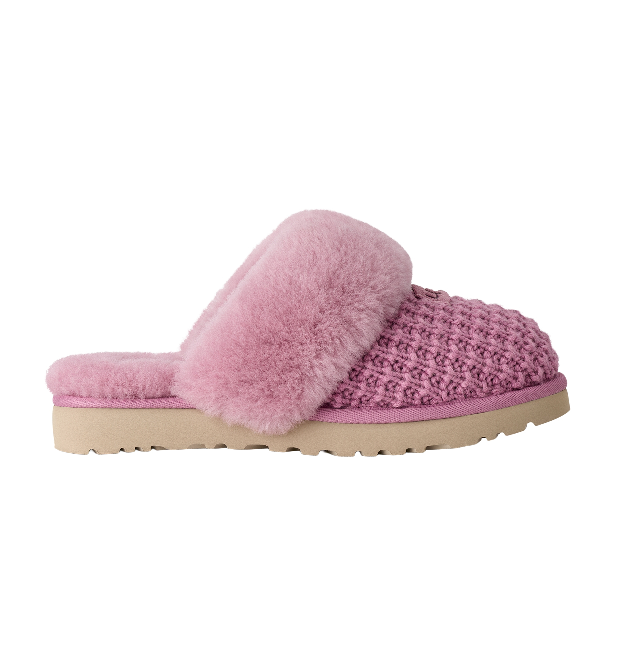 UGG® Women's Cozy Faux-Shearling Round Toe Slippers - Dusty Orchid