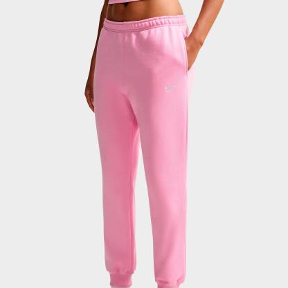 Women's Nithtke Studio Fleece Medium-Weight Mid-Rise Jogger Pants - Pink Rise/Sail