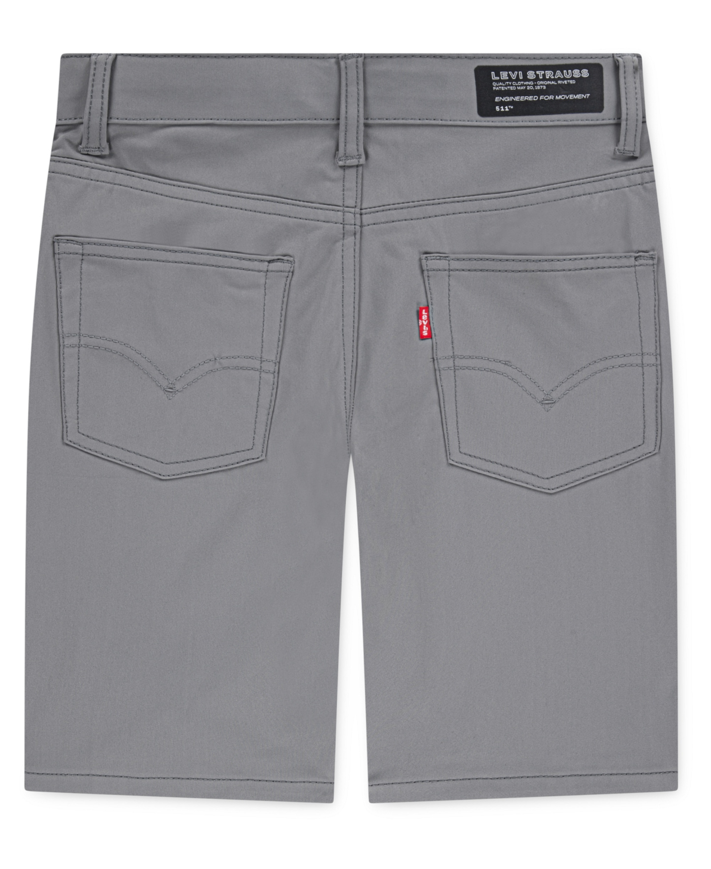 Levi's Boys' 8-20 Slim-Fit Performance Stretch Shorts - Sharkskin