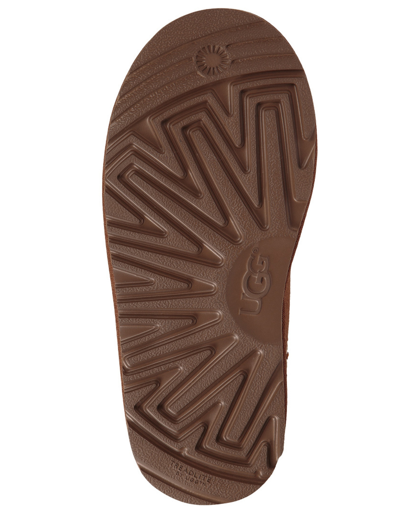UGG® Kids Tasman II Clog Round Toe Slippers - Chestnut