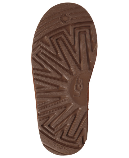 UGG® Kids Tasman II Clog Round Toe Slippers - Chestnut