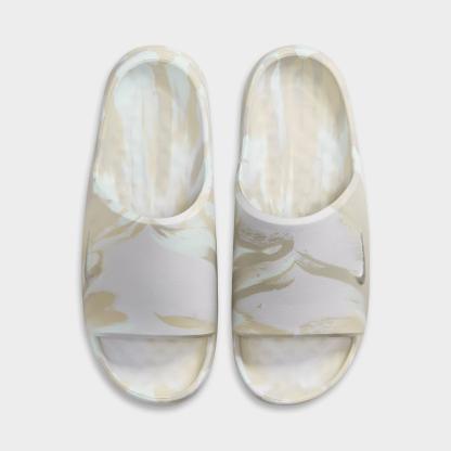 Women's Nithtke Calm 2.0 Slide Sandals - Off White/Barely Green/Spruce Aura/Off White - Top view