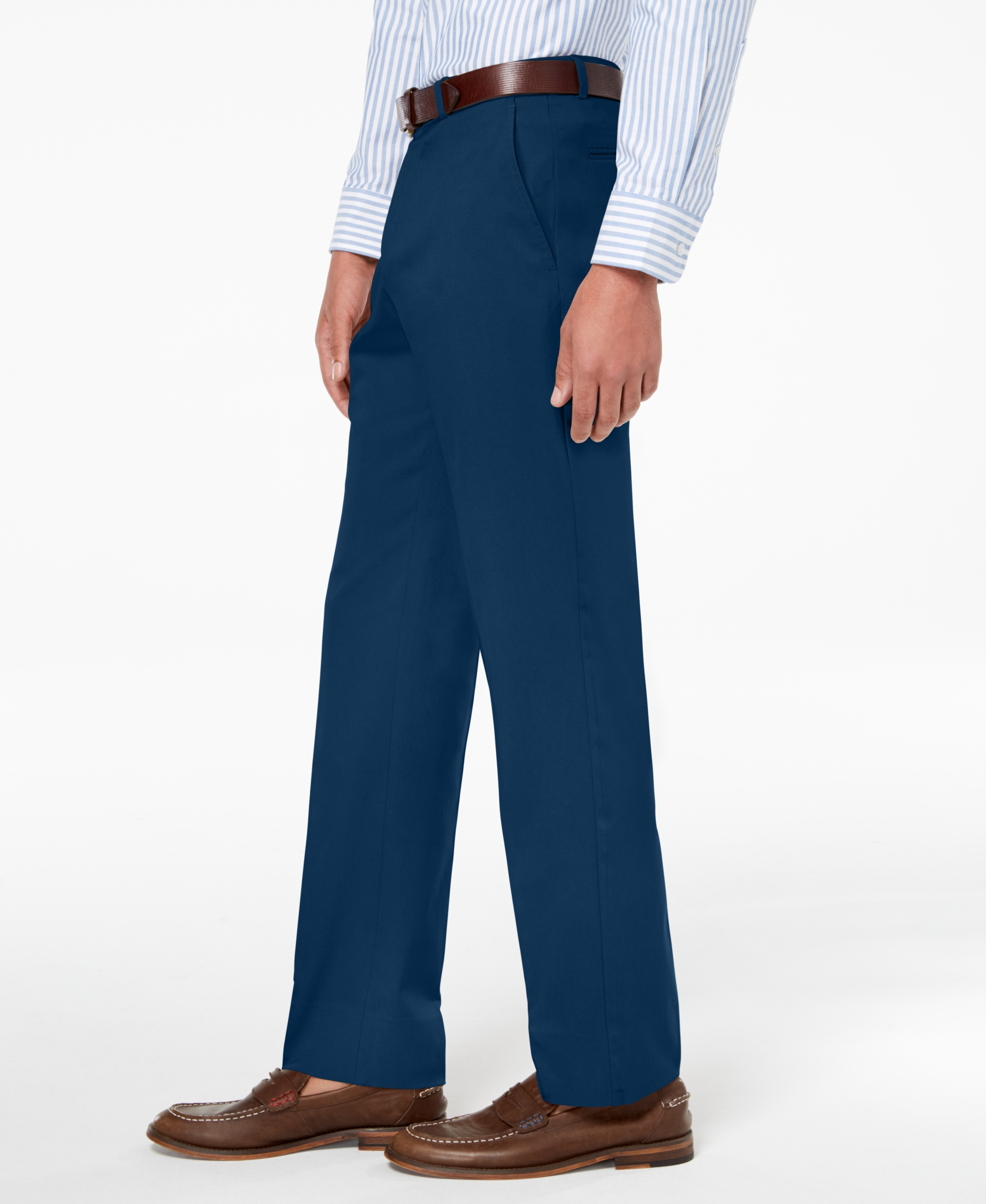 Tommy Hilfiger Men's Modern-Fit TH Flex Stretch Solid Performance Pants - Navy