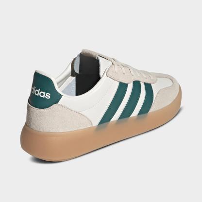 Men's adidas Barreda Decode Lux Casual Shoes - Off White/Collegiate Green/Wonder White - view 4