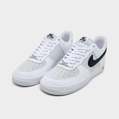 Men's Nithtke Air Force 1 '07 LV8 Casual Shoes - Part 2 - White/Black/Photon Dust - Both shoes facing left