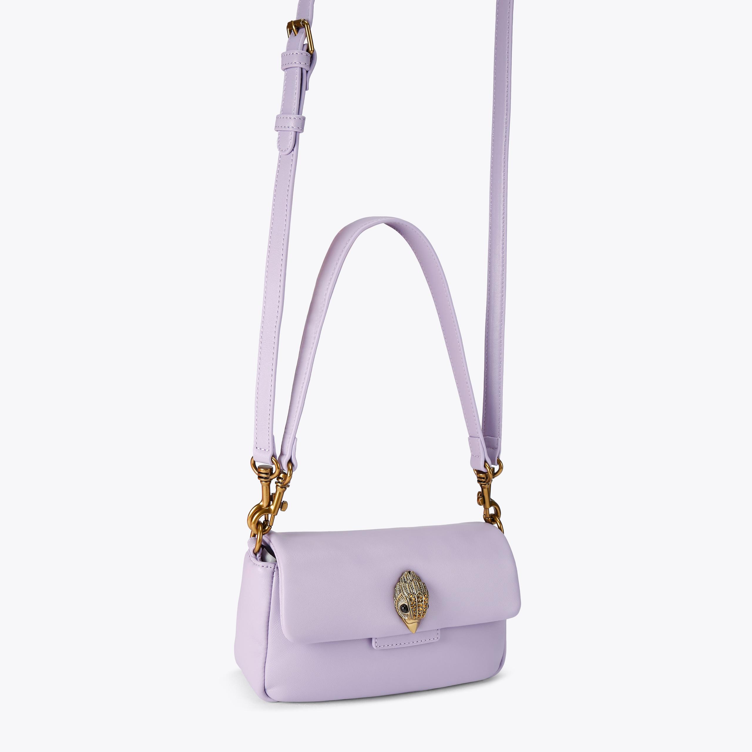 Kurt Geiger London Mini Leather Oxford Bag - Purple - view 3