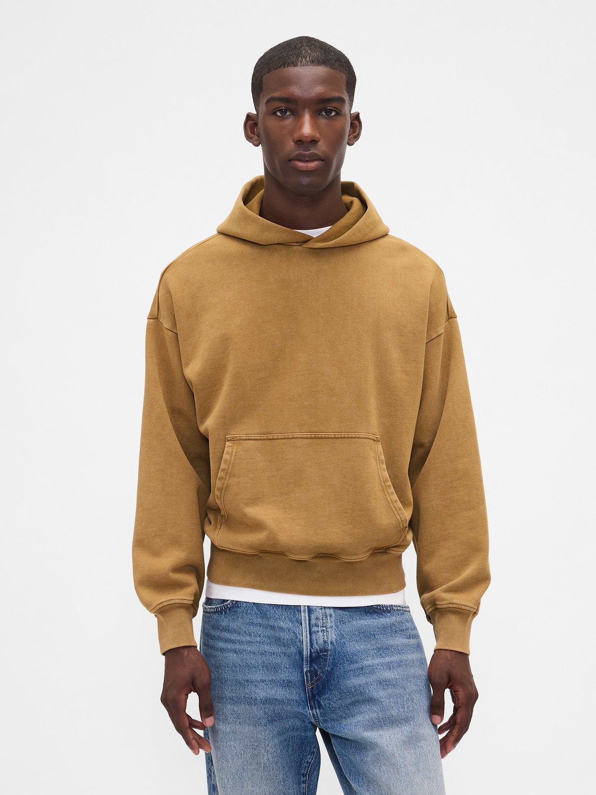 Adult Heavyweight Oversized Hoodie - palomino brown