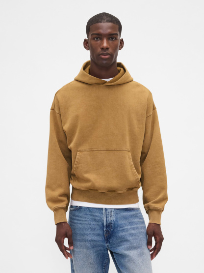 Adult Heavyweight Oversized Hoodie - palomino brown