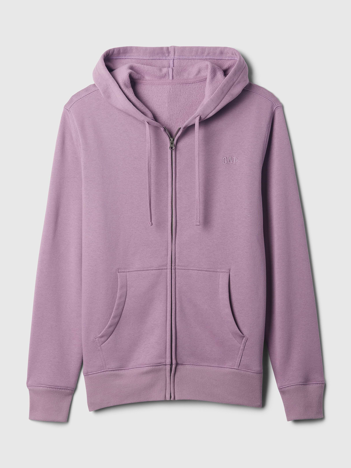 Adult VintageSoft Arch Logo Zip Hoodie - purple