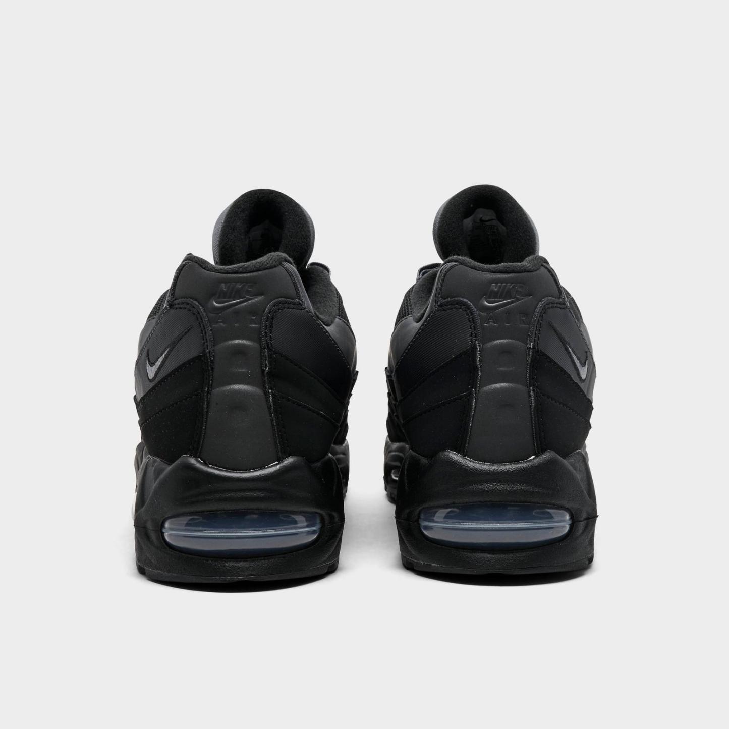 Men's Nike Air Max 95 Big Bubble Casual Shoes - Black/Lime Blast/Anthracite/Metallic Silver