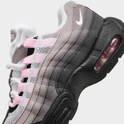 Little Kids' Nike Air Max 95 Casual Shoes - Black/Pink Foam/White/Medium Grey