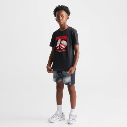 Big Kids' Nithtke Sportswear Fuel The Team T-Shirt - Black