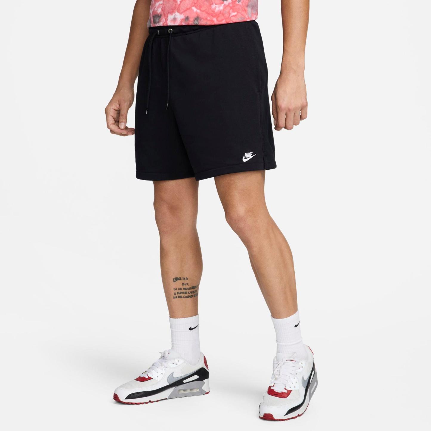 Men's Nithtke Club French Terry Flow Shorts - Black/Black/White