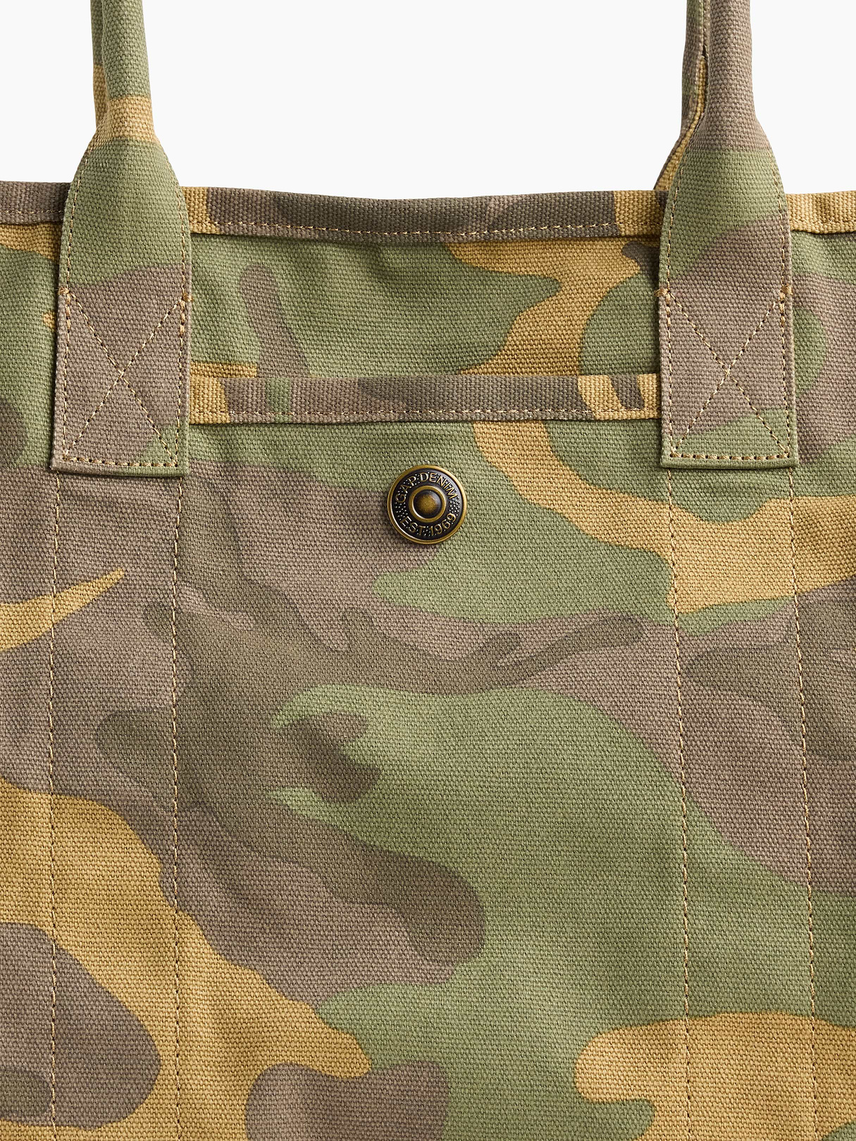 Mini Canvas Favorite Tote - Green camo