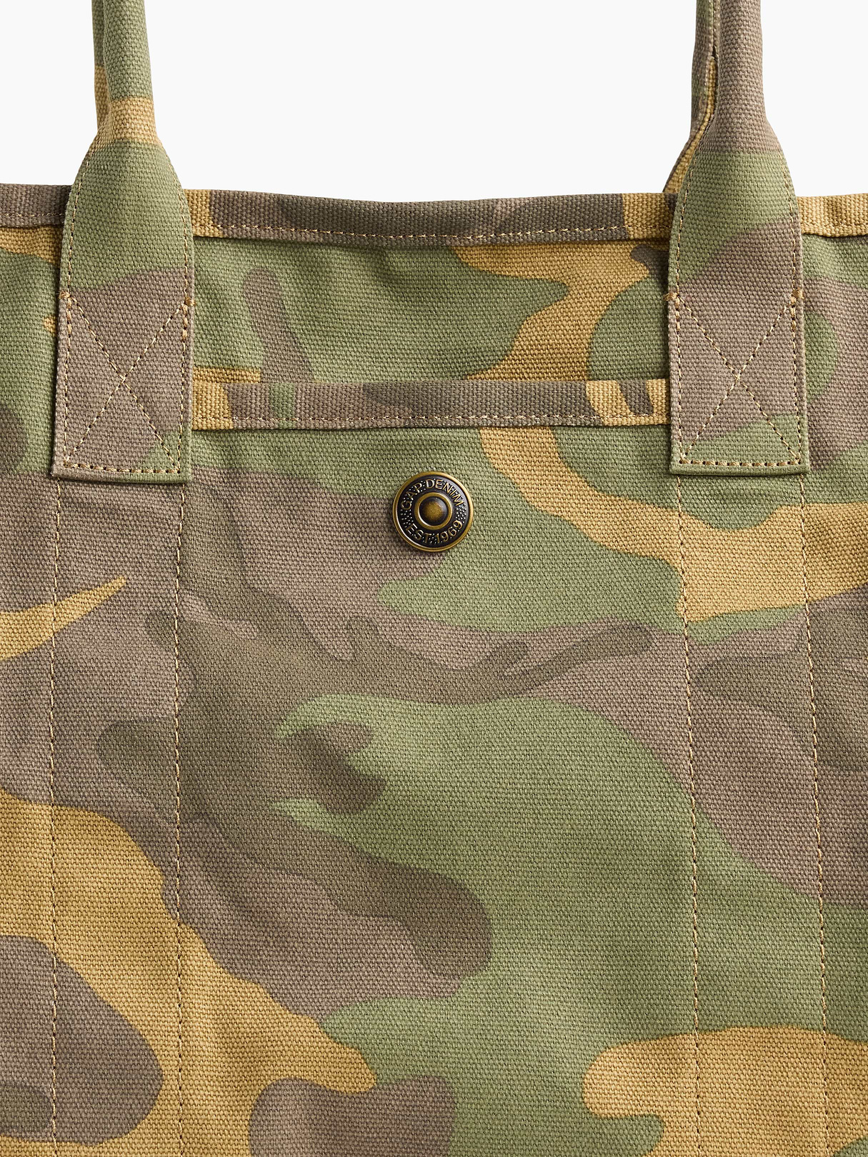 Mini Canvas Favorite Tote - Green camo