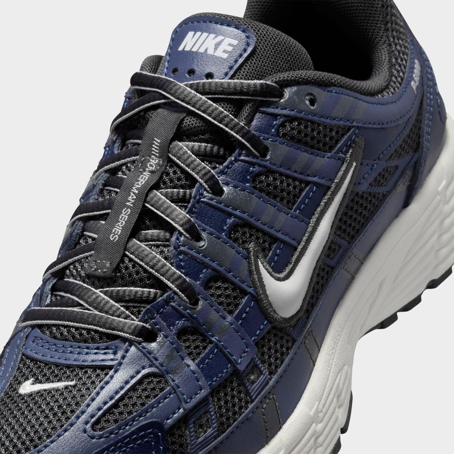 Big Kids' Nithtke P-6000 Casual Shoes - Thunder Blue/Anthracite/Sail/Vast Grey - Detail shot
