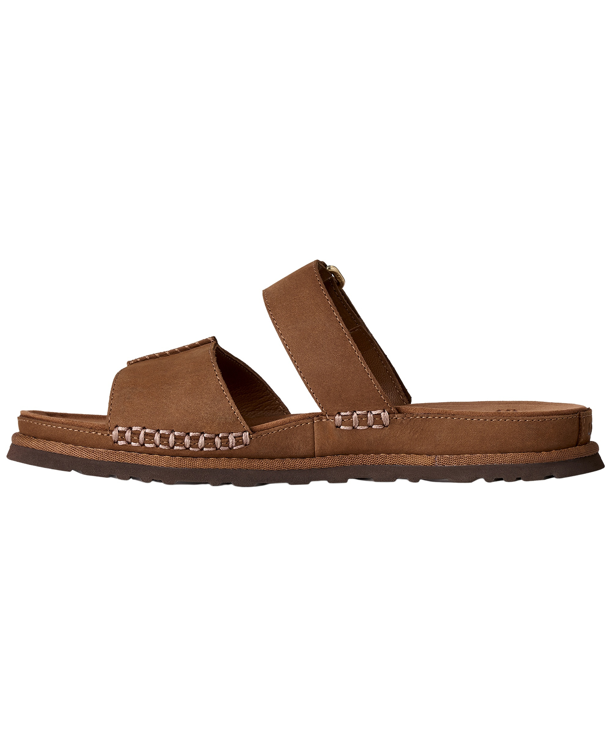 UGG® Women's GoldenGaze Slide Sandals - Dark Chestnut
