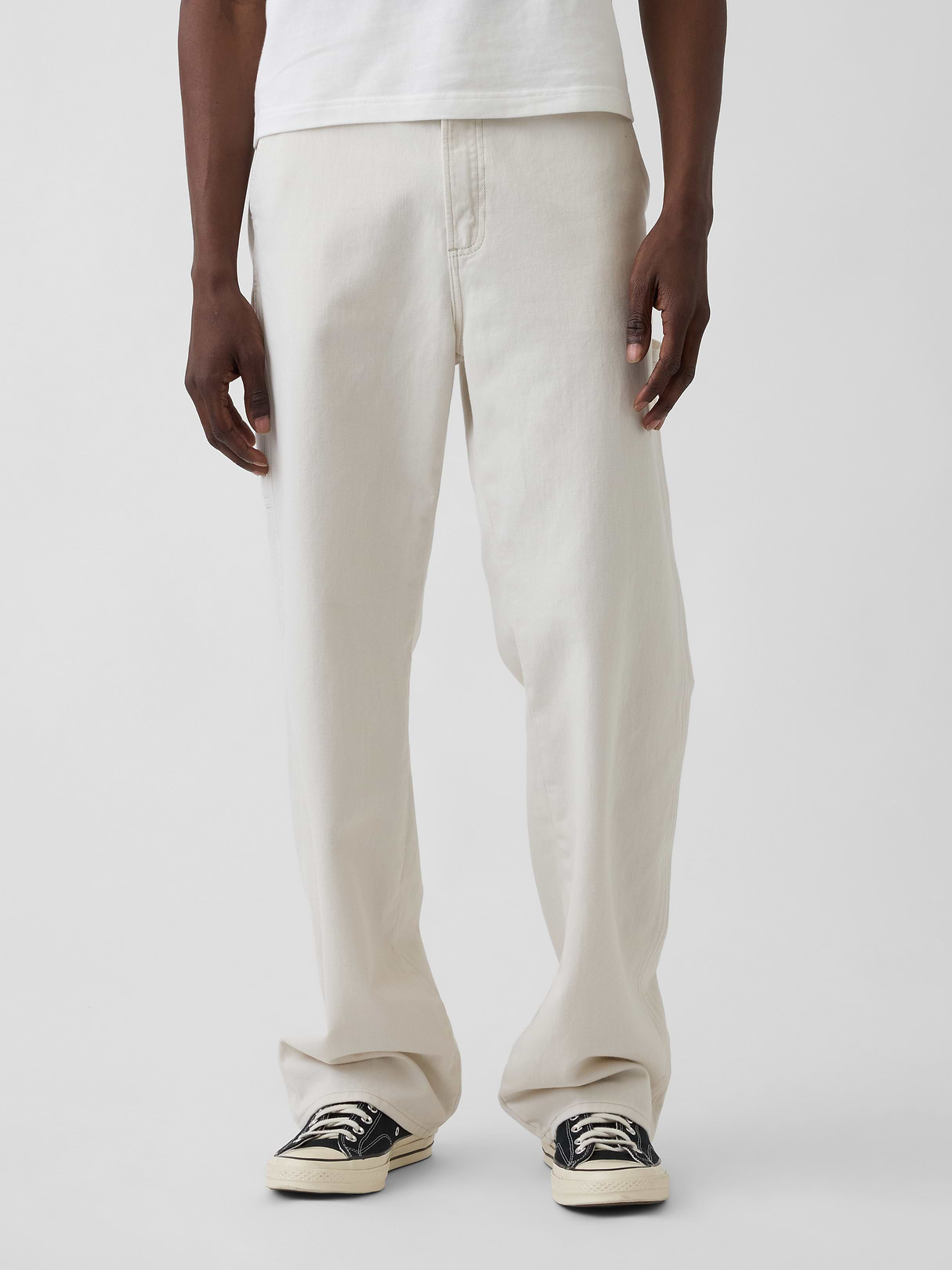'90s Loose Jeans - ecru