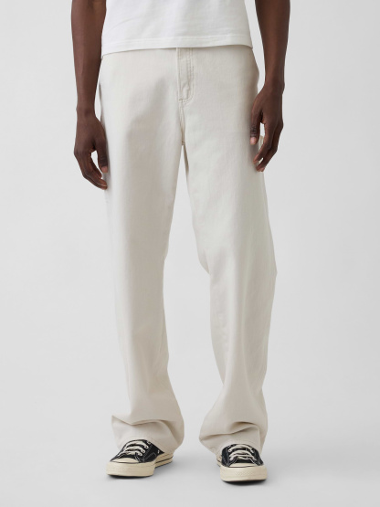 '90s Loose Jeans - ecru