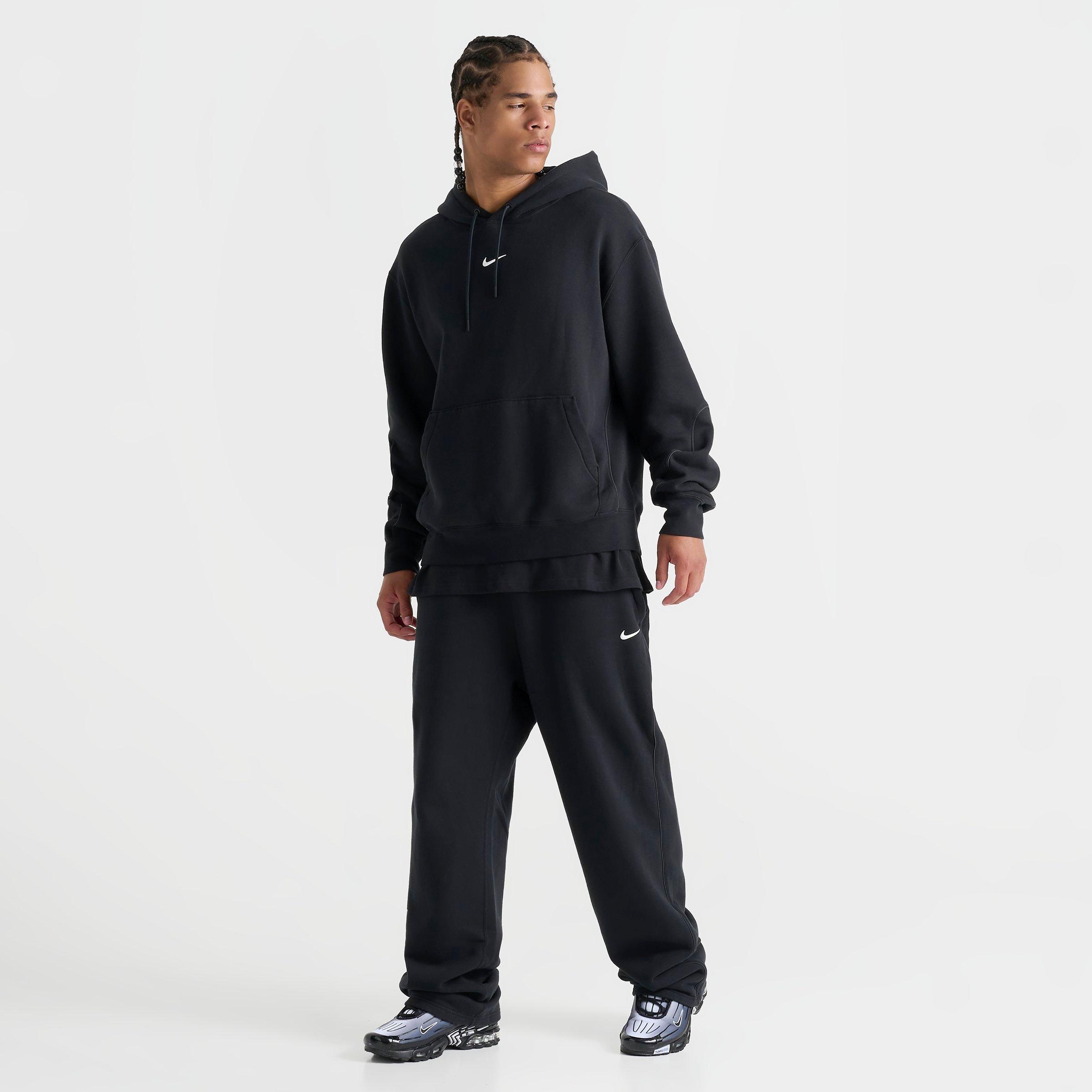Men's Nithtke NOCTA Fleece CS Open-Hem Sweatpants - Black/Black/White