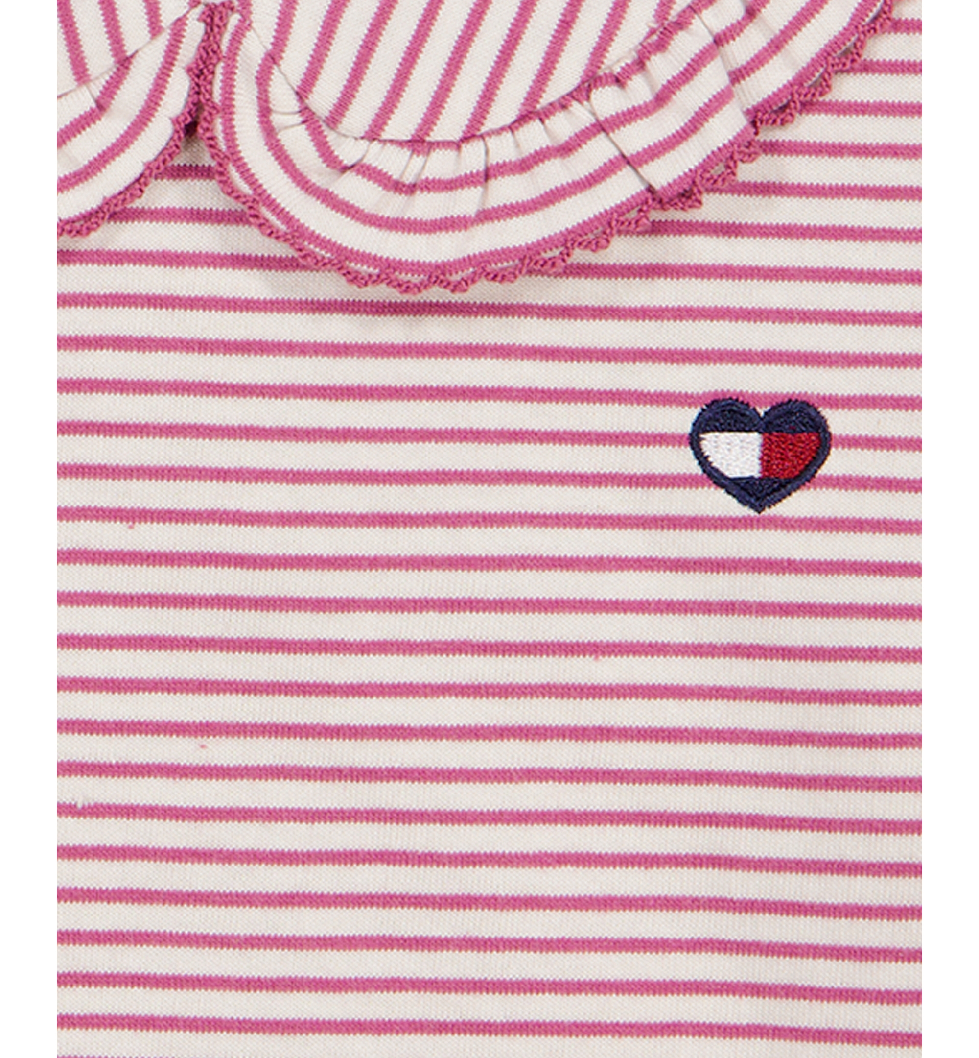 Tommy Hilfiger Girls' 2T-6X Striped Top and Jumper, 2-Piece Set - Blue/Pink