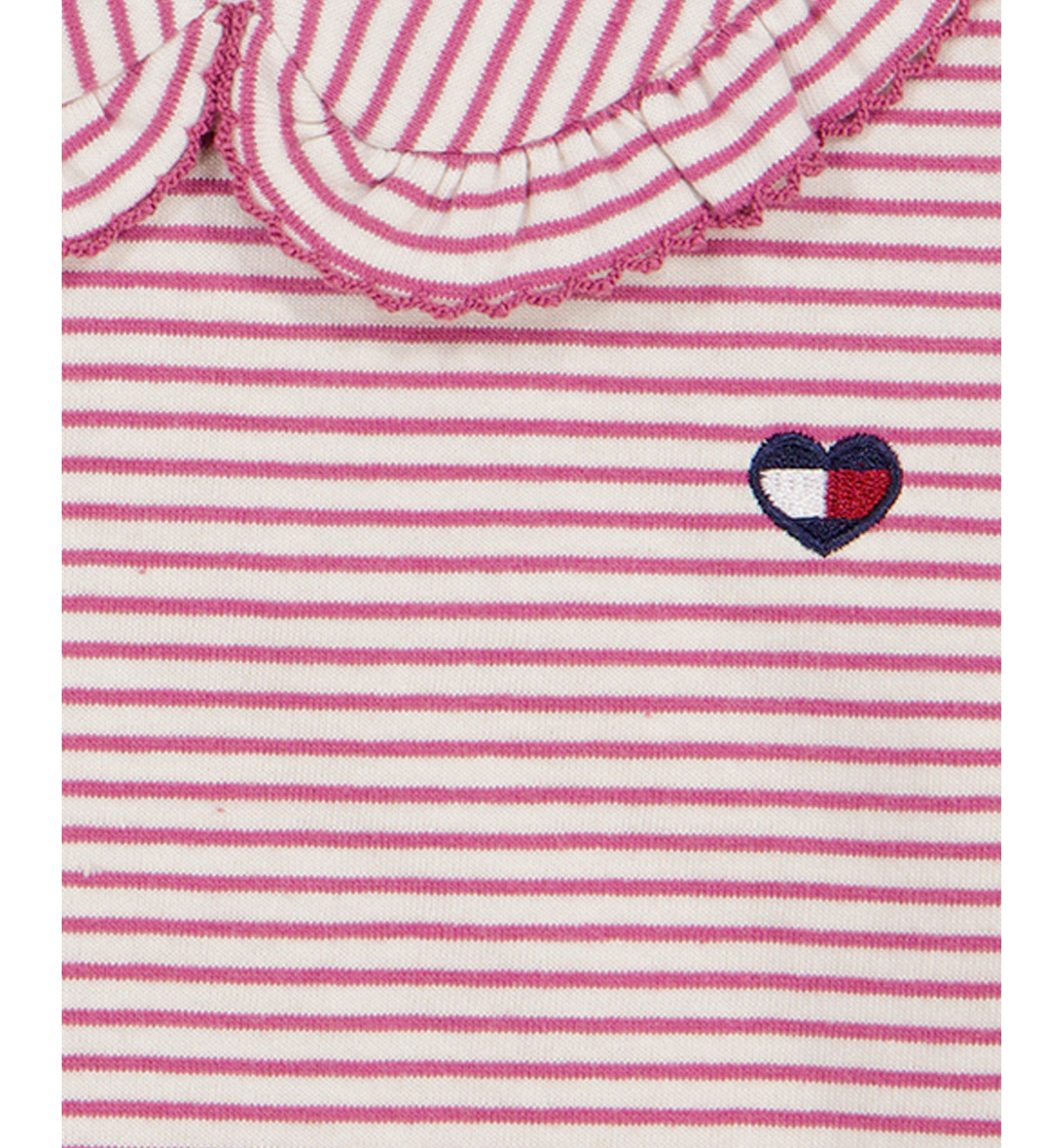 Tommy Hilfiger Girls' 2T-6X Striped Top and Jumper, 2-Piece Set - Blue/Pink