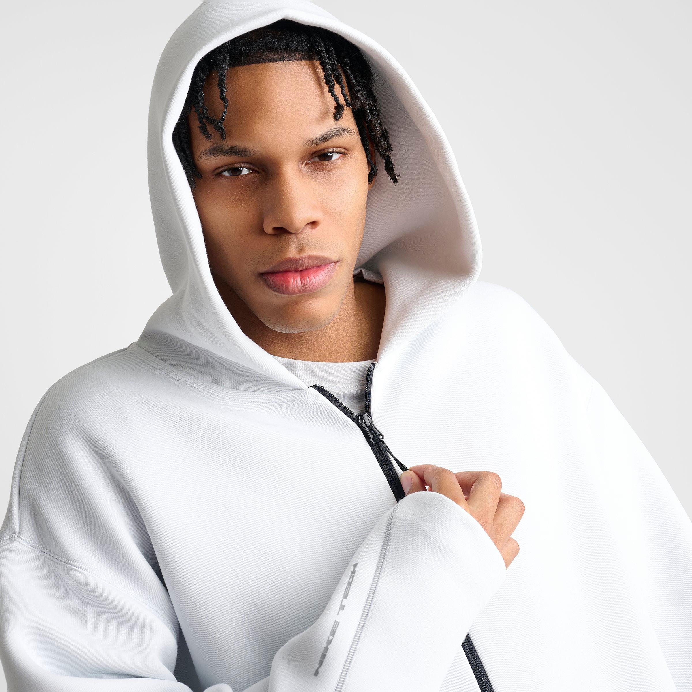 Men's Nithtke Tech Fleece Ergo Full-Zip Hoodie - Off White/Black